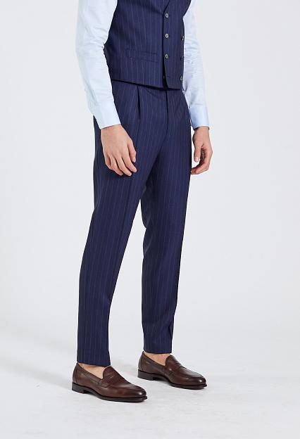 Onesto Prato Navy Pinstripe